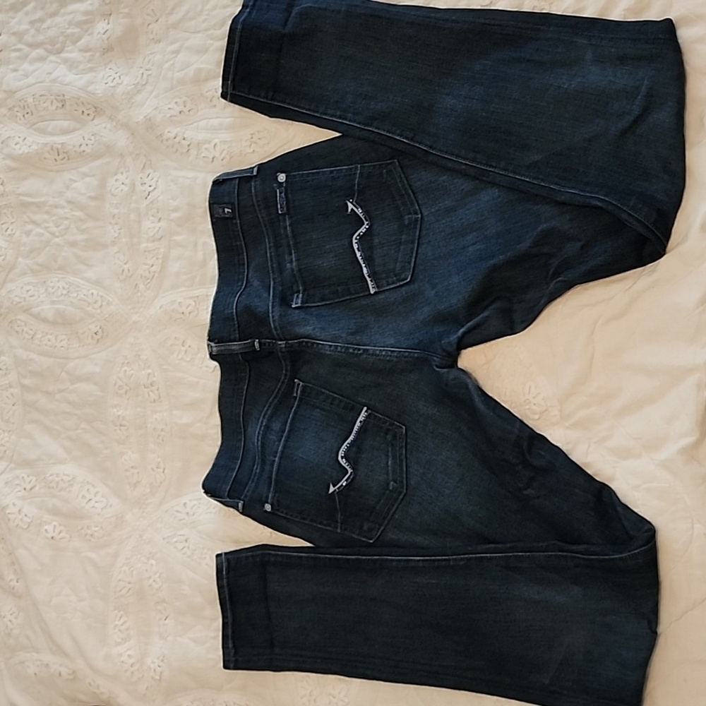 7 for All Mankind jeans with crystal
